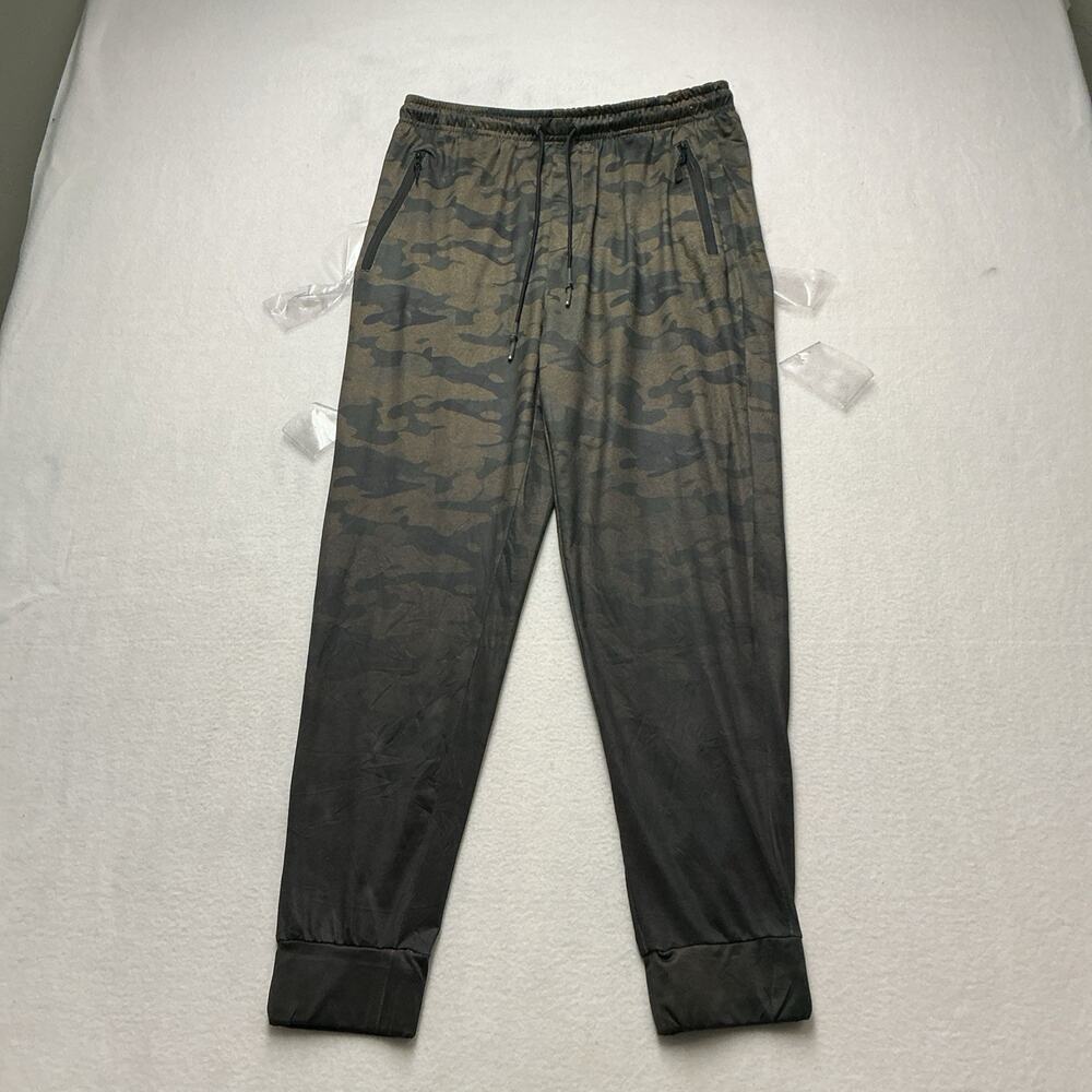 Public Record Joggers Mens Size M ,Camo Athletic Pocket Drawstring Pants, 4249